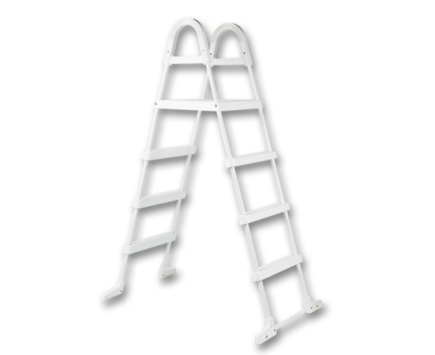 Нержавіючі лаковані сходи Mounfield на 3 сходинки з майданчиком, фото 1