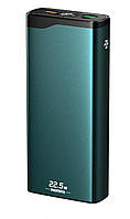 Портативная батарея Power Bank REMAX 20000 мАч 22.5W PD+QC Green/Gray (RPP-129)