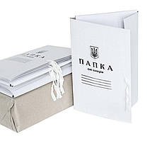 Папка для паперів на зав'язках 0,3 мм картонна І