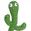 Танцюючий кактус співаючий 120 пісень з підсвічуванням Dancing Cactus TikTok іграшка Повторюшка кактус, фото 5