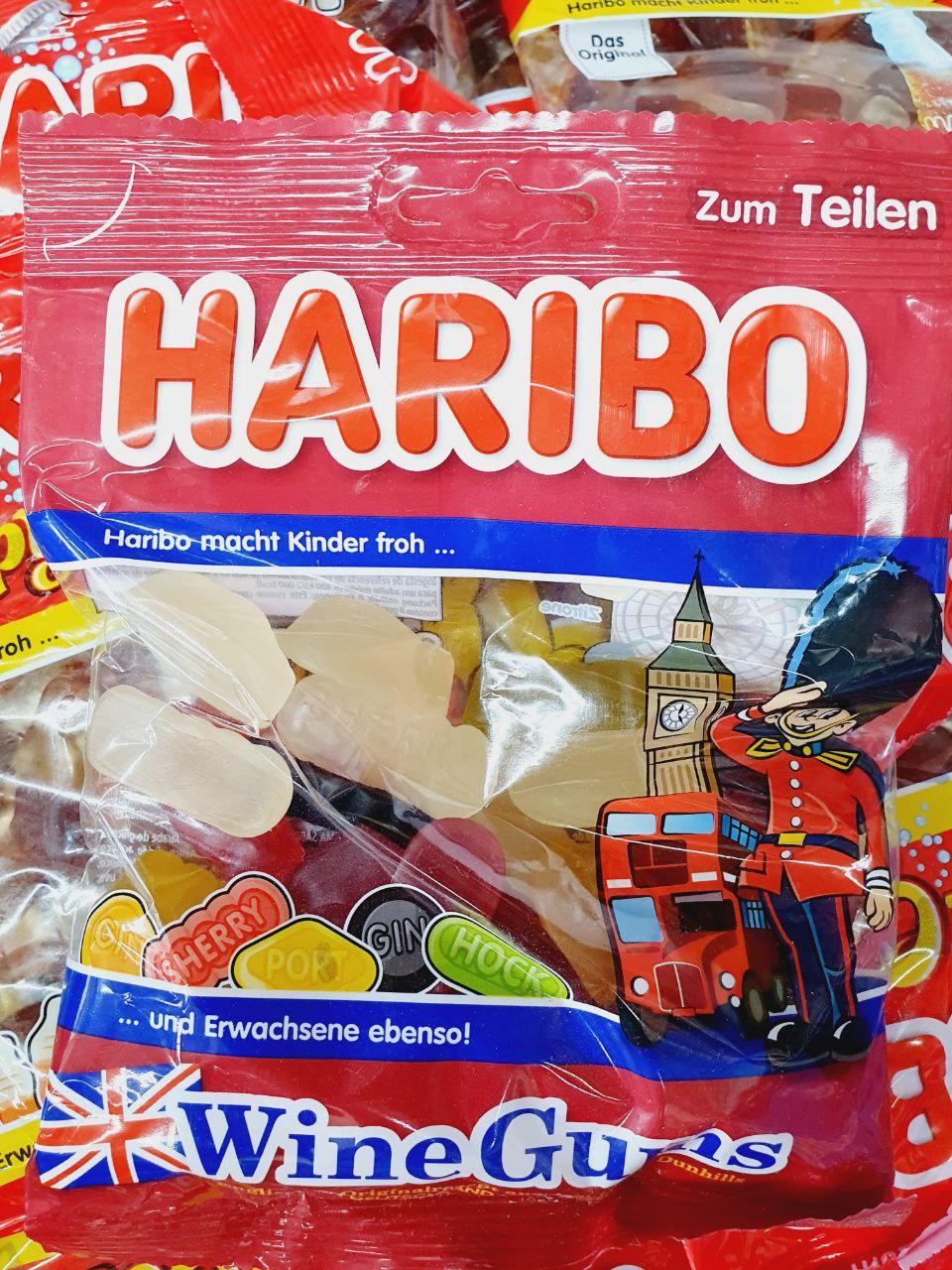 Желейки Haribo Wine Gums  175 г., фото 1