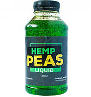 Ликвид для прикормки World4Carp Hemp & Peas (конопля-горох), 350 ml,w590
