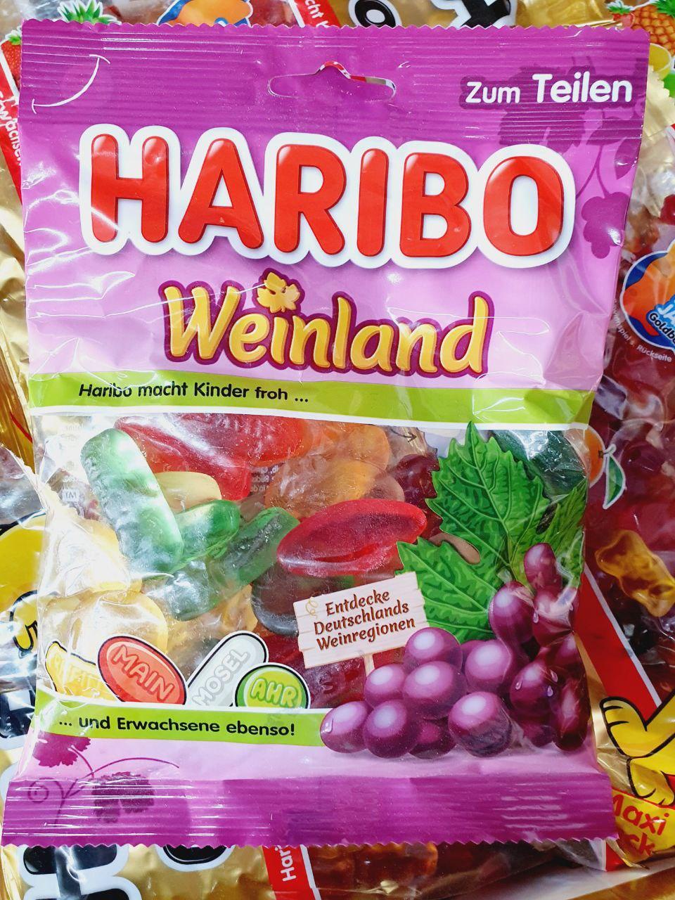 Желейки Haribo Weinland 200 г., фото 1