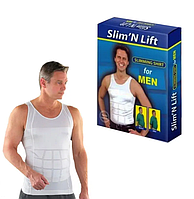 Майка стягуюча чоловіча Slim'N Lift White Size L