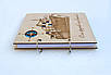 Дерев'яний блокнот моряка (на кільцях з ручкою), щоденник з дерева, сім футів під кілем, фото 3