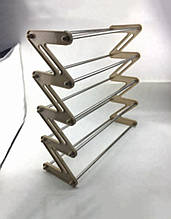 Пластиковий стелаж зі сталевими трубами для взуття Shoe Rack Z-5
