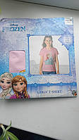 Модна футболка для дівчинки Frozen 122-128 Анна й Ельза