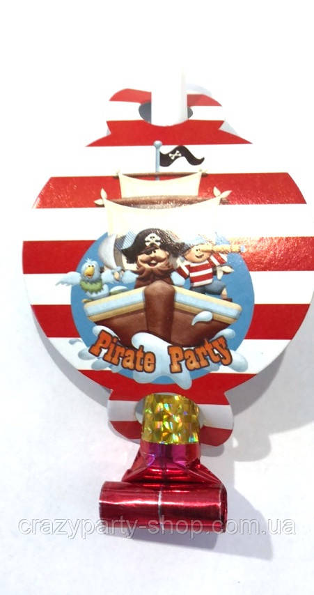 Дудочки-язички на день народження Пірати, фото 1
