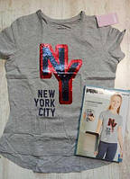 Модна футболка для дівчинки Pepperst 146-152 New York
