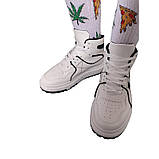 Кросівки жіночі шкірозамінник білі розмір 39, фото 3