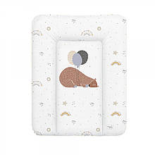 Пеленальний м'який матрац для комода або ліжка, розмір 50х70 см, Big Bear, білий