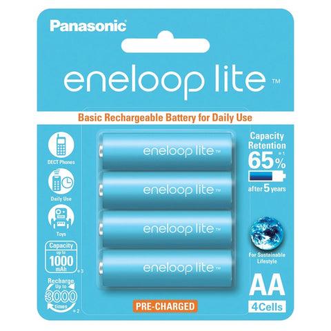 Акумулятори Panasonic Eneloop Lite AA 1000 mAh, BK-3LCC, 3000 циклів (паковання: блістер)