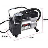 Автомобільний компресор air pump 12В 965 кПа міні насос для накачування коліс, фото 2