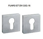 FUARO Накладка під циліндр ET DM SSC-16 сатинований хром, фото 2