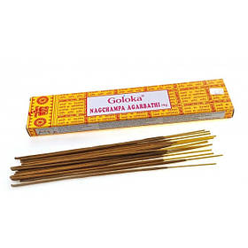 Nagchampa (квітка чампа)(15 gms) (12 шт/уп) (Goloka) пилкові пахощі