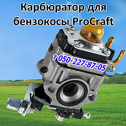 Карбюратор для бензокоси ProCraft (на 2-тактні та 4-тактні)
