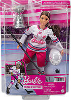 Кукла Барби Хоккеист Barbie Winter Sports Hockey Player HFG74