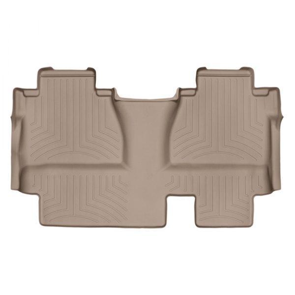 Килимки в салон (задні) Toyota Tundra 2014-19 Double Cab без ящика з бортиком, бежеві WeatherTech 450939