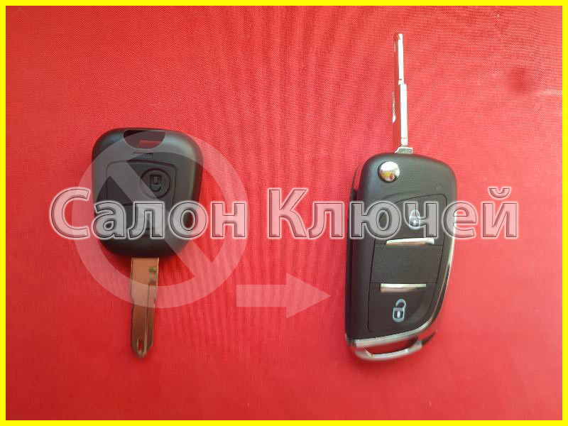 Ключ Peugeot 206 з туманками 6554YK