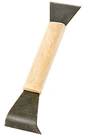 Стамеска 200 мм чорна, дерев'яна ручка