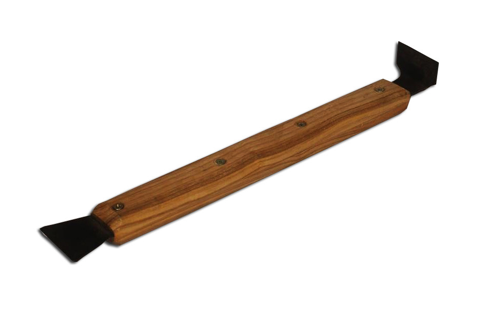 Стамеска 320 мм чорна, дерев'яна ручка