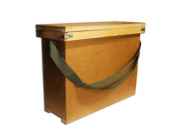 Ящик для перенесення 4-х рамок Дадан стрічка