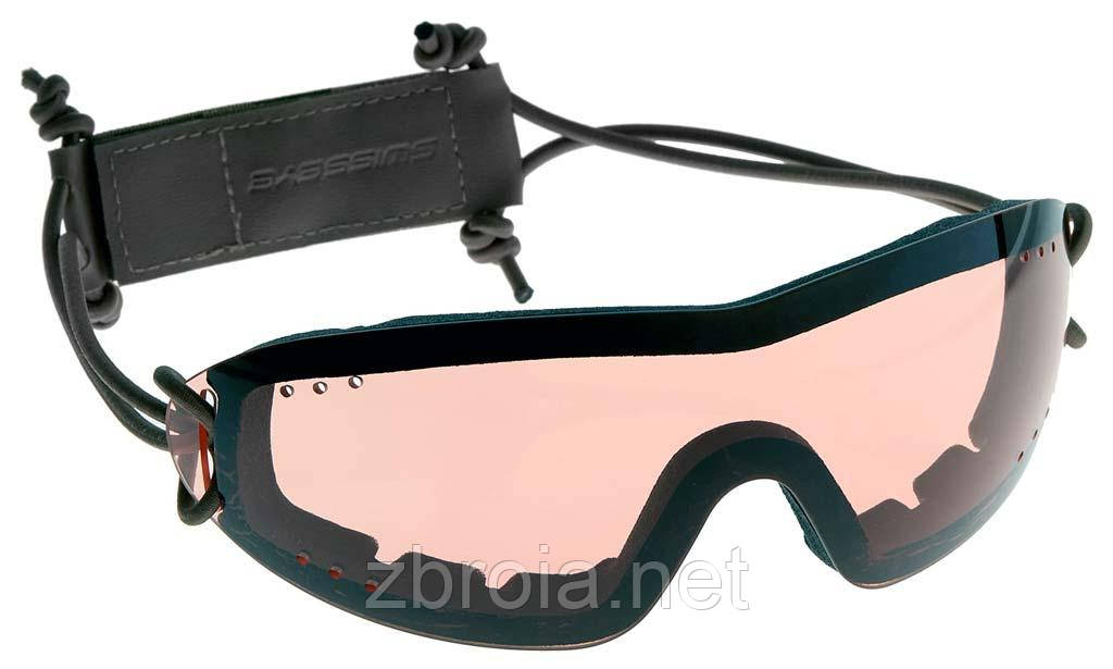 Захисні окуляри-маска Swiss Eye Infantry (чорний) оранжева лінза