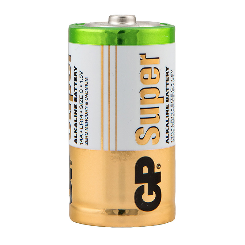 Батарейка GP Super Alkaline С, LR14, 7800 mAh