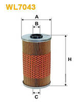 Масляный фильтр двигателя WIX FILTERS для автомобилей BMW, LAND ROVER, OPEL (элемент масл.фильтра) WL7043