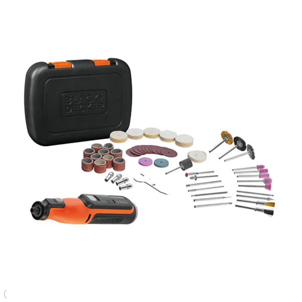 Акумуляторний багатофункціональний інструмент (гравер) Black+Decker BCRT8IK, фото 1