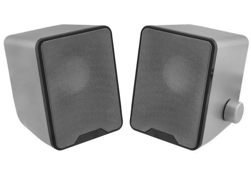 Колонки USB FT-280, сірі, фото 1