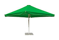Торговый зонт 4х4 метра зелёный