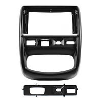 Переходная рамка 9" Lesko Black для автомобиля RENAULT Duster 2010-2014 F-6696