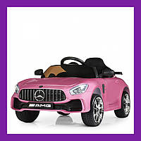 Детский электромобиль Мерседес (2 мотора за 25W, 2 акум, MP3, USB) Bambi M 4105EBLRS-8 Розовый Mercedes Benz д