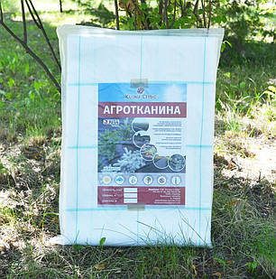 Агротканина Agrojutex 1.65*10 м 100 г/м2 Біла у пакеті, фото 2