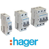 Автоматичний вимикач 4P 6kA C-10A 4M Hager, на DIN-рейк, Модульний автоматичний вимикач, Premium, Professional, фото 2