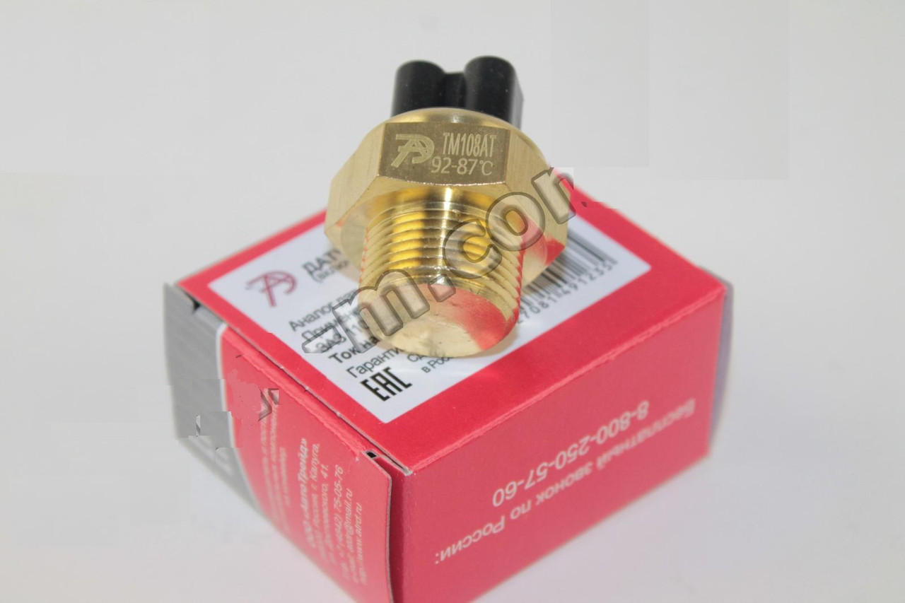 Датчик увімкнення електровентилятора охолодження М-2141, ВАЗ 2103-07, Газель (92-87С) (АВТОТРЕЙД, Калуга), фото 1