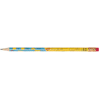 Чорнографітний (простий) олівець KOH-I-NOOR ГЕОМЕТРИЧНІ ФОРМУЛИ, НВ, з гумкою