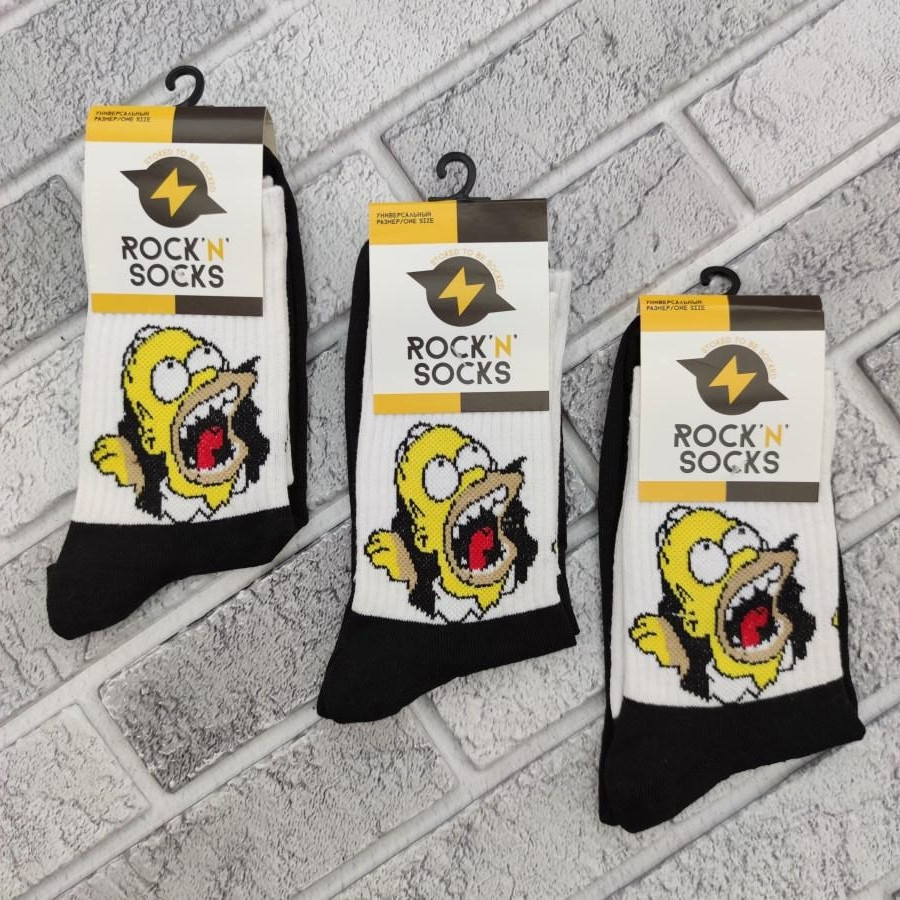Шкарпетки з приколами демісезонні Rock'n ' socks 444-74 Україна one size (37-44р) НМД-0510573