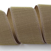 Застежка Velcro (липучка) 38мм, КРЮЧКИ, хаки (F25 HH 38 880 army green 6G2)