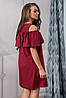 Зручне повсякденне жіноче плаття Lola на літо, марсала, фото 5