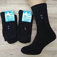 Шкарпетки чоловічі високі зимові з махрою р.27-29 (41-43) чорні ТОП ТАП Житомир 1035265875, фото 3