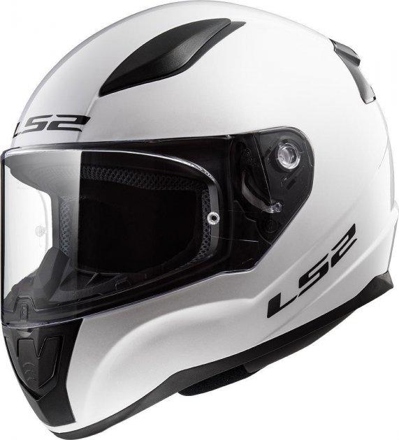 Мотошолом LS2 FF353 Rapid 2 Solid Gloss White ECE2206 XS