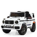 Дитячий електромобіль на акумуляторі джип Mercedes M 4179 на радіокеруванні для дітей 3-8 років білий, фото 10