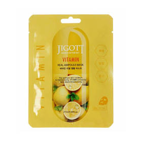 Тканинна маска для обличчя  JIGOTT Vitamin Real Ampoule Mask 27мл