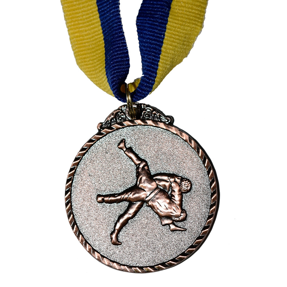 Медаль нагородна 43527 Єдиноборства Д5см Бронза
