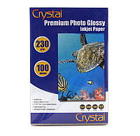 Фотобумага Crystal, глянцевая, A6 (10x15), 230 г/м, 100 л (GL-R6-230-100)