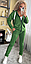 Жіночий стильний спортивний костюм на блискавці з капюшоном, великі розміри L, XL у різних кольорах, фото 9