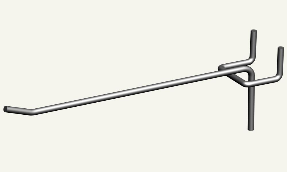 Гачок одинарний на перфорацію, довжина 400 мм