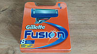 Лезвия кассеты картриджи Gillette Fusion 8 шт Жилет Фьюжн 8шт